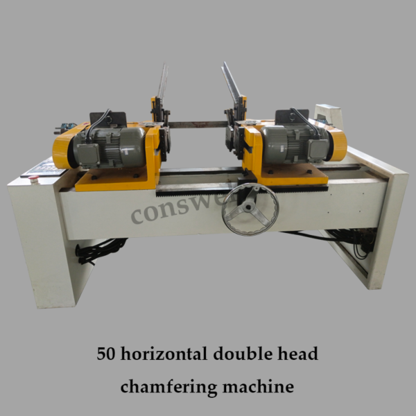 50 Horizontal double head chamfering machine